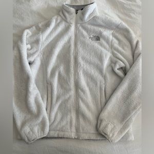 White Northface Thin Fleece